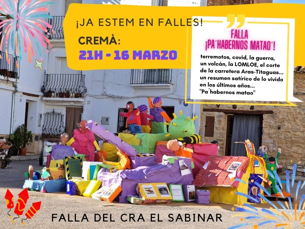 Cremà de la Falla del CRA el Sabinar
